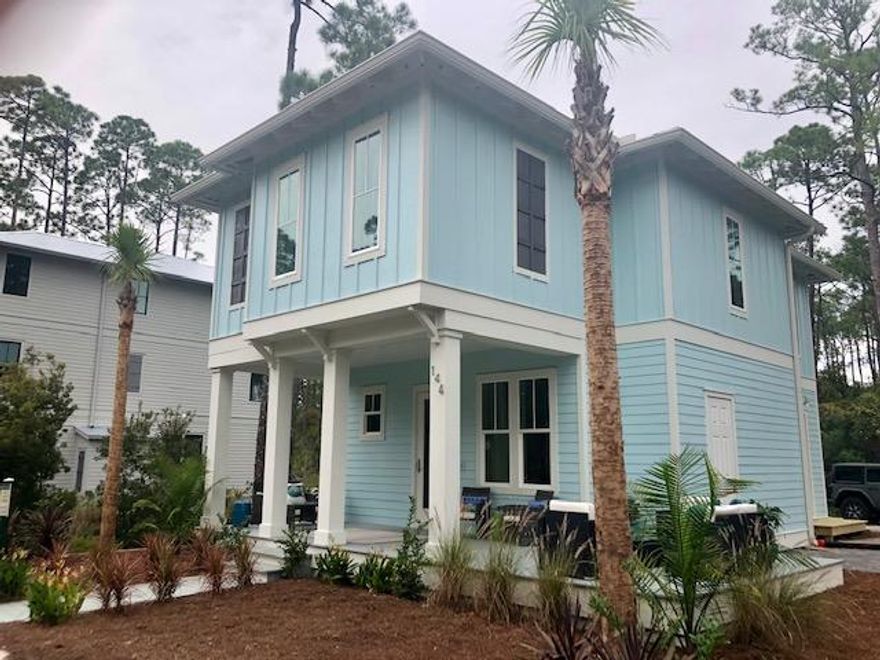 This NEW CONSTRUCTION features designer furnishings with superior quality finishes. Treetop at Seacrest Beach is an undiscovered gem nestled between Alys and Rosemary Beach on 30A. This is a gated community with pool, deeded beach access and private entrances to both 30A and HWY 98. Exterior features include a large deck and storage shed. Be one of the first to buy in this new development with only 79 homesites.