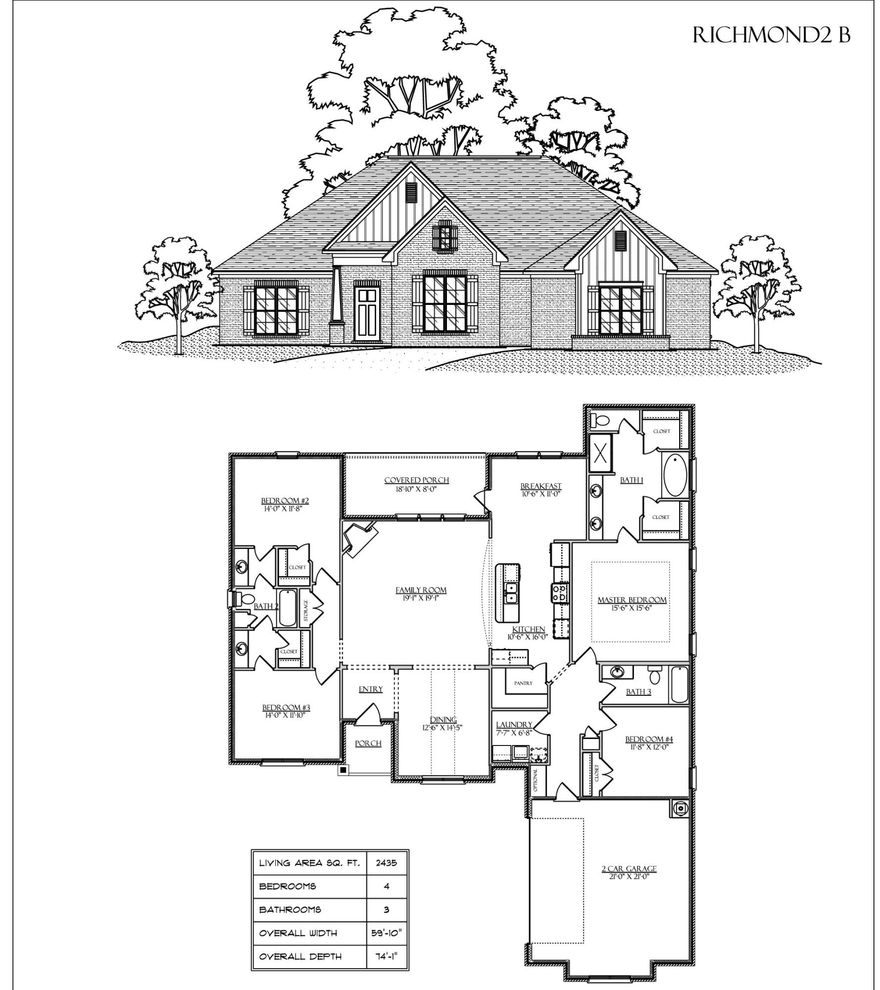 Welcome home to this Fantastic Richmond plan in Buxton's Mill at Hammock Bay. Our homes have everything included from extensive trim work, wood flooring, wood shelving, farmhouse sink to a smart hub which includes a security camera, light kit, echo dot, tablet, cooper creek deadolt lock kit, thermostat kit, and ring doorbell. Solid wood custom cabinets are included with 3cm granite tops. All bathrooms have tile surround using the Schluter system to prevent leaks. Come out and see why we build the best home around.