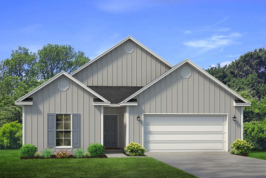 Welcome to Stonegate! South Walton's brand new construction community built by the leading builder in the Nation for over 15 years! Beautiful 4 bedroom ranch home that has the WOW factor the moment you walk into the front door. Light EVP flooring, hand painted cabinets, granite countertops, LED lighting, new SMART HOME PACKAGE and more are a few standard features of this new home. Gorgeous kitchen open to the family room separated by a large kitchen island with storage. Extremely spacious Master bedroom with en-suite bathroom. His and her closets, large double vanity and 5 ft. Tiled shower with bench seat are just a few highlights. There is a nice sized covered patio for outdoor dining or enjoying the evenings.