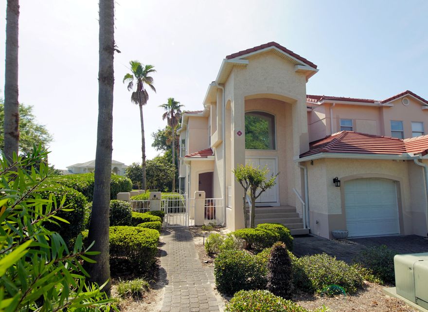 Lovely 3 bedroom end unit coach home in the private community of Sunset Beach .This second floor unit comes with a single car garage and a screened porch with views of the fairway.Inside there is a large open plan living room and dining room. The kitchen has a breakfast bar and a large eat in area with a bar ''passthrough'' to the living area that adds to the openness of the floorplan. The large master suite has golfcourse and bay views as well as a private door to the balcony.There is a community pool,beach and clubhouse available to residents and the landscaping is maintained by the HOA. Pets may be allowed with owner approval and a non refundable pet fee. This is a NON smoking unit and all all applicants 18 or older must complete an application.