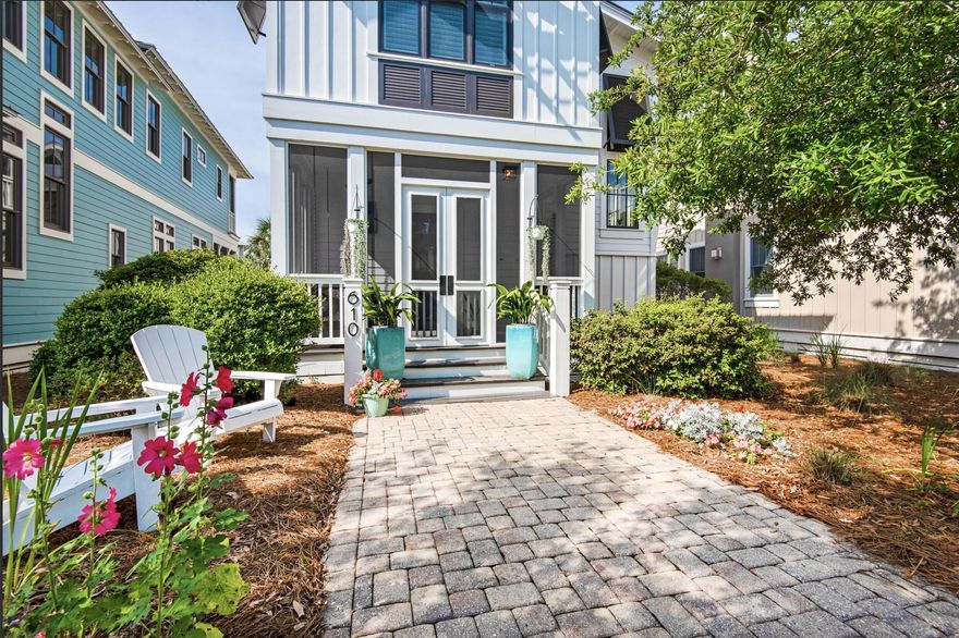 Owner offering $1k off first months rent!!!!
Located in the beautiful neighborhood of NATURE WALK in Seagrove, this STUNNING custom property is located near 30a beaches, shopping,& has Incredible amenities! Gorgeous zero entry pool, a heated lap pool, hot tub, fire pit, grills, Energi fitness stations, multi-purpose court, pickleball court, and miles of boardwalk & trail path right to beach! The indoor spaces are clean & outdoor spaces are comfy & inviting. This home comes furnished w/ two en suite bedrooms, one on the first floor! The dual stage HVAC keeps you comfortable without the costs of conventional systems. The landing has a wonderful built in desk, perfect for those remote workers. Hardwoods throughout make cleaning easy. Come see it today!