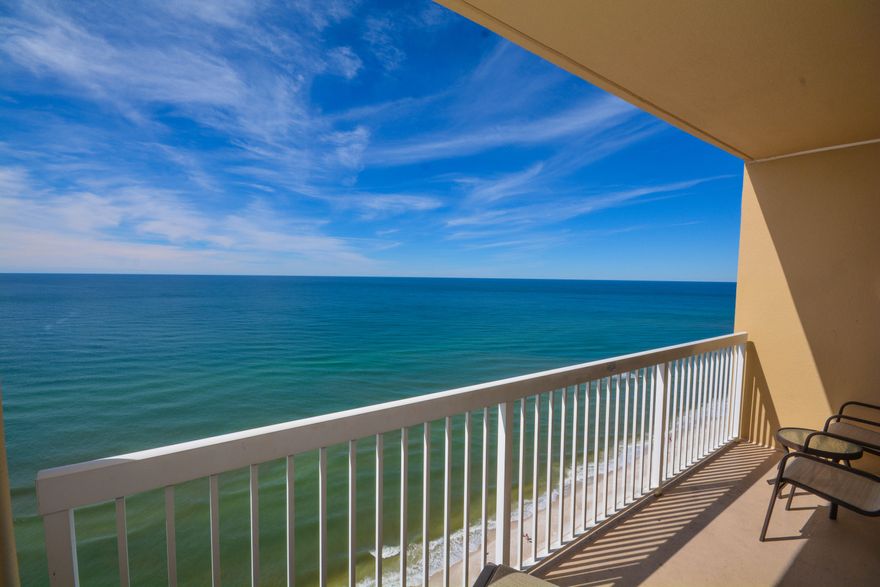 Exceptional, top floor 1 bedroom, 2 bath condo with hall bunks offers the living room & kitchen on the Gulf opening to a lovely balcony for the ultimate coastline & Gulf views. The condo also offers nice tile floors in the living areas and bathrooms plus upgraded stainless steel appliances in the kitchen. Seychelles condo dues are $1462.83 per quarter and include ALL of your utilitiesYes, I said ALL! The condo is currently rented with the onsite management team, ResortQuest, with excellent rental income and no pet or long term rental use. Seychelles also offers many amenities including 2 Gulf front pools & hot tub, a gated parking garage & building, fitness center, conference center, onsite rental, onsite management & much more. Seychelles is conveniently located within walkingdistance