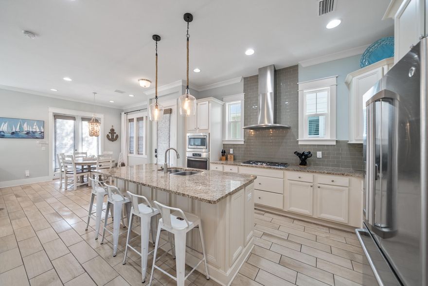 Dreaming of owning a beach house on 30a? Treat yourself to this 3bd 2.5 ba home in the heart of Watersound. It offers the perfect blend of luxury and comfort, ideal for entertaining family and friends. This home is being sold fully furnished. The 6 seater golf cart will be included with acceptable offer. The first floor is open creating an inviting atmosphere for relaxation and entertaining. Imagine unwinding here after a day spent on the beach or at the pool. There is a half bath and laundry room downstairs for convenience. The kitchen is equipped with granite countertops, beautiful backsplash, gas cooktop, stainless appliances and a spacious center island. 

The second floor boasts 3 well appointed bedrooms, including a large master suite complete with a private en-suite bathroom and walk in closet. Each additional bedroom provides ample space and comfort. One is currently set up with a queen size bed and the other a bunk bed with roll out. 

Residents of Prominence have the benefit of access to two resort style community pools and a fitness center. Amenities also include private shuttle service to one of the most beautiful beaches in the world! 

Additionally, you'll find yourself close to The Big Chill, a vibrant gathering spot for food, shopping, and entertainment, offering a variety of food and activities for all ages. The Big Chill features a large stage for live music and entertainment and a 25 foot LED Jumbotron, providing a perfect venue for watching sporting events or family friendly movie nights on the lawn. 

Nature enthusiasts will appreciate the proximity to Deer State Park, where you can explore miles of trails, enjoy picnics by the water, and experience the beauty of Florida's natural landscape.

Home is currently on the vacation rental program. It makes a great investment property, 2nd home or full time residence. Schedule your private showing today and start living your best life on 30a! 