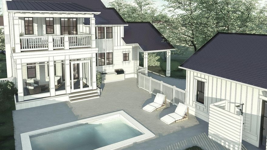 Introducing the Odell floor plan built by the Arkon Group located within the Greenway phase of Watersound Origins.  This beautiful, coastal-style home features 4 bedrooms including a Primary suite on both first and second floors, 4.5 bathrooms, home office, upstairs den, 2-car detached garage + carport, plenty of outdoor living space with screened-in lanai & custom wood ceiling, summer kitchen, outdoor shower, cabana w/ fireplace + expanded PRIVATE POOL w/ sun shelf and spa! Luxury finishes include wire-brushed hardwood flooring, quartz countertops, living room fireplace, unique tile in each bathroom, shiplap accents, stainless Wolf stove, Sub-Zero refrigerator, Bosch microwave drawer and dishwasher, beautiful front porch gas lanterns and more! Estimated completion is end of summer 2023. The Watersound Origins community is a wonderful neighborhood full of amenities including the Village Commons pool & fitness center, sports courts, miles of nature trails, dock access to Lake Powell, unlimited golf and much more. A new amenity expansion is planned to add a second family pool, playground, splash pad and more exciting additions! **Pricing for inventory homes include lot premiums and may include optional upgrades. Added options/upgrades and pricing are subject to change. Please check with your Watersound Origins Sales representative for the latest upgrades and pricing for this home.