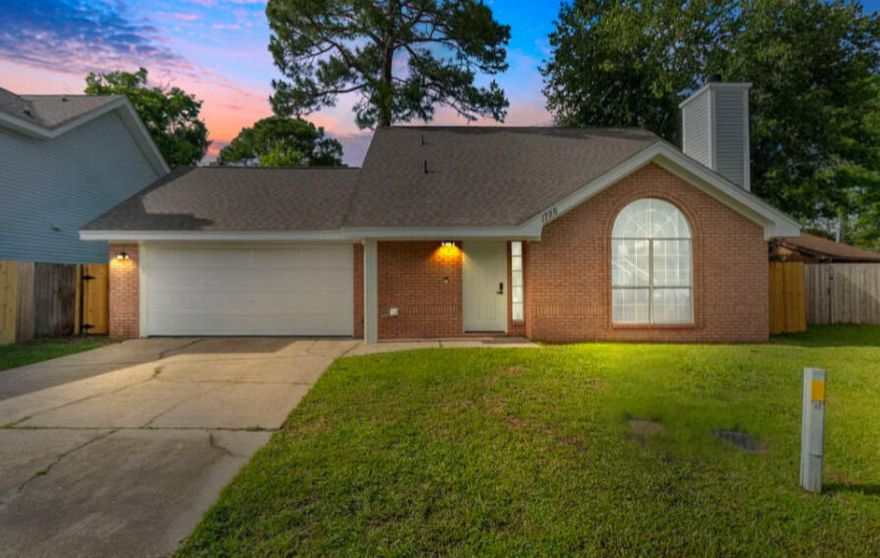 Welcome to 1725 Colonial Ct, a stylishly updated 3-bedroom, 2-bath home in the heart of Fort Walton Beach. Enjoy a bright, open layout with vaulted ceilings, luxury vinyl plank flooring, and a cozy fireplace. The kitchen features granite countertops, modern fixtures, and a sleek backsplash. Both bathrooms have been tastefully renovated, and a brand-new roof adds peace of mind. Just minutes from Okaloosa Island beaches, Eglin AFB, Hurlburt Field, and local dining and shopping, this home offers the perfect mix of comfort, convenience, and location. Come see it for yourself!