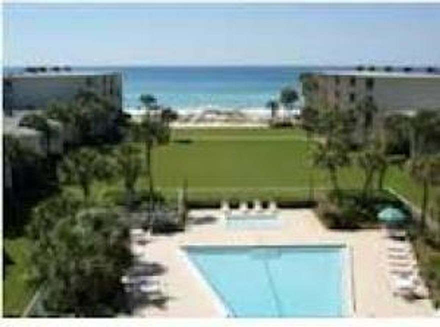 Interior photos coming soon. Silver Dunes is centrally located between the Destin Harbor and Sandestin Resort. Great complex with many amenities. Silver Dunes is a beachfront condo located on the South side of 98. GATED COMMUNITY! DEEDED BEACH! NOT a High-rise building! The patio opens to the lovely landscaped courtyard. This ground floor unit offers convenience for grilling and walking to the pool and beach. The great rentals provide a great return on investment at this low price.