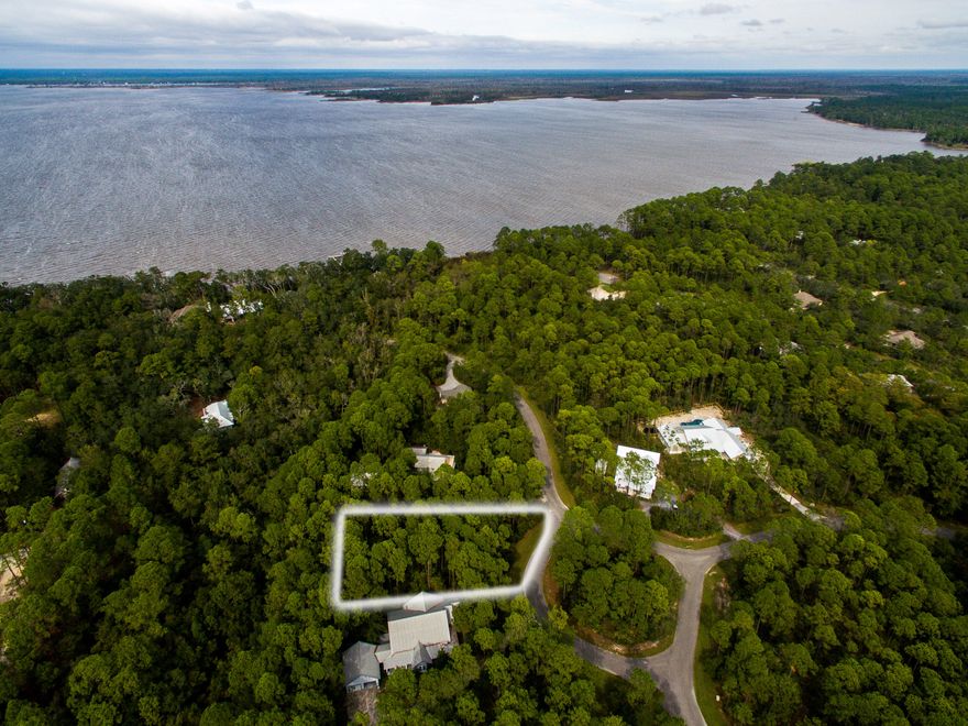 Large wooded homesite in The Woods neighborhood of Point Washington. This beautiful neighborhood has a dock on the Bay, green spaces & nature trails. Point Washington is located North of Grayton Beach along the Choctawhatchee Bay. Enjoy the quiet and still be 5 minutes to the beach, restaurants and shops of Scenic 30-A. Survey attached to documents.
