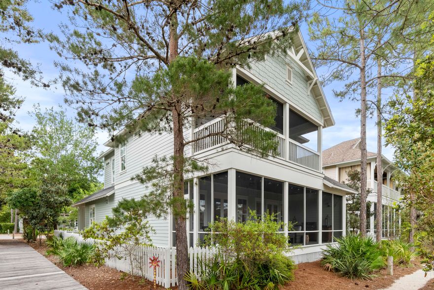 Welcome to your very own beach retreat! Beautiful 5 bedroom 5 1/2 bath (plus study) lakefront home with carriage house in Watersound West Beach. This gorgeous home boasts 2 large porches overlooking a serene tree lined lake with stunning views. The master bedroom is on the ground floor and features french doors to the screened porch, large walk-in closets, and a very spacious ensuite with walk-in shower and garden tub. The well appointed kitchen is open to the dining room and great room which features a gas fireplace and french doors to the screened porch with gas grill. Upstairs, there are 3 spacious bedrooms with ensuite baths and walk-in closets, a study/office space, and a porch overlooking the lake. The carriage house offers a private entrance for guests and features a full kitchen with breakfast bar, full bath, two closets, king bed, vaulted ceilings, and spacious living area.  A lovely powder bath, spacious laundry, 2-car garage, and outdoor shower complete this special home.

Finishes include hardwood floors throughout, quartz & granite counters, stainless appliances, shiplap, and extensive trim & crown mouldings.

Watersound West Beach features a community pool/clubhouse, boardwalks, two parks, boardwalk to the beach with bike parking, entrance gate/roving security, and fitness center at Watersound Beach. The beach access is a private perpetual easement through Deer Lake State Park. No crowds and no Customary Use worries! Enjoy the beach life!!!

PHOTOS COMING SOON!
 
