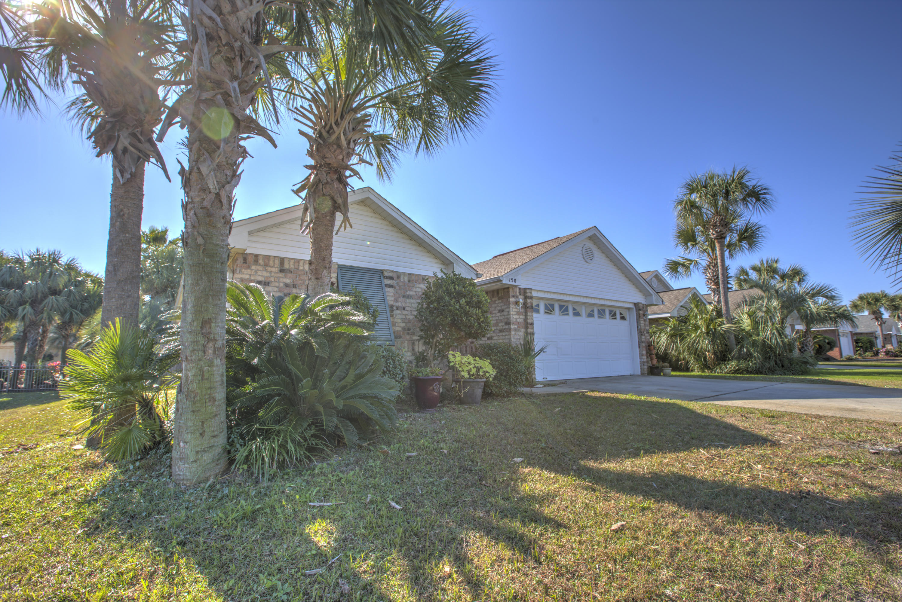 Looking for an opportunity to own in a great neighborhood with deeded beach access and a community pool that you don't have to keep clean every daylook no further! This 3 bedroom home is ready for your personal decorating while offering a split floor plan, spacious bedrooms, fenced-in back yard, hurricane shutters, and recently installed new A/C unit/condenser. This home is a fantastic location, just a short walk to the beach and minutes from the Silver Shells outlet mall. Your choice, make it a great primary residence, second home, or investment property. Call and set your appointment today!