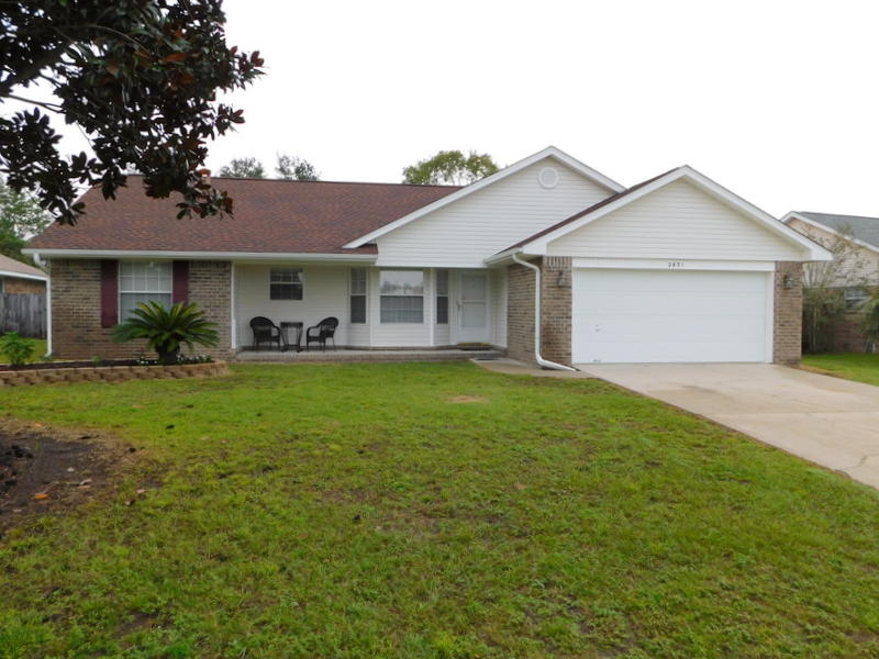 'TURN KEY' condition, a wonderful floor split bedroom floor plan, south of I-10 and in the county for lower property taxes. 2020- Brand new interior paint throughout, brand new Stainless steel Samsung refirg., dishwasher. (never used) Samsung range is 1 year old. 2016- New dimensional shingled roof, 2016-new HVAC system. Brand new (never used) carpet in all 3 bedrooms. The remainder of the floors are all tiled. Many new lights hung in September 2020 as well. The interior is beautiful and ready to move into without even cleaning. All shelves have liners and the home is awesome. Outside you will enjoy the automatic inground sprinkler system, privacy fenced back yard, level lot, 10x25 insulated workshop, lawn tool shed and nice landscape beds front and back. There are storm doors as well.