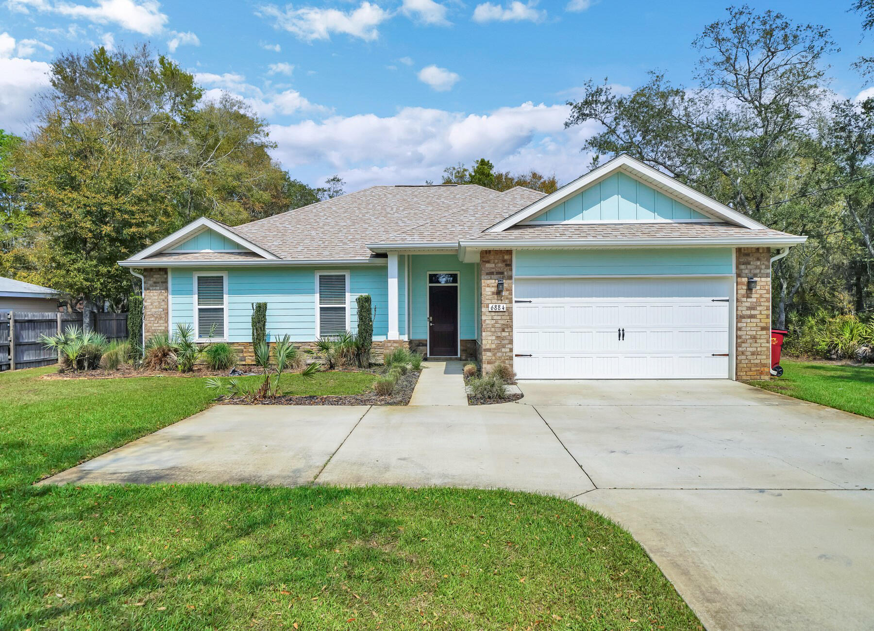 MOVE IN READY...This 4 bd/2bth Hardie Board and Brick home, is a must see! House has decorative brick knee wall with dimensional shingle roof and the floor plan offers plenty of privacy! The kitchen includes a center island, self cleaning oven, smooth top range, built in microwave, stainless steel appliances, under mount sink, and premium cabinetry with beautiful granite countertops! There is a spacious master suite complete with trey ceiling and ceiling fan! The master bath offers a walk-in tiled shower large enough for two! It also has cultured marble countertops! The home sits on a large lot with a sprinkler system and a privacy fence! NO smoking and NO pets allowed.