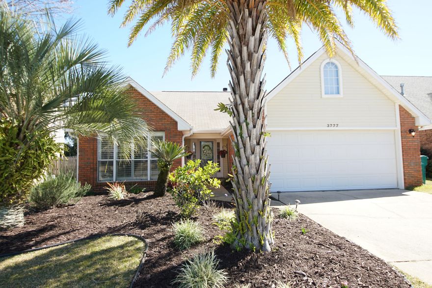 Beautiful brick home in the heart of Destin, located in Harbor Breeze. This home features a light and airy floor plan with 20ft ceilings. The neutral colors throughout compliment the rich hardwood floors that make for a cozy home. Updated kitchen and bathrooms.  French doors from living room open up to the newly transformed backyard. 

Custom interior shutters installed and upgraded modern lighting throughout.

This home has it all and more!

Seller will escrow money for new roof at closing.