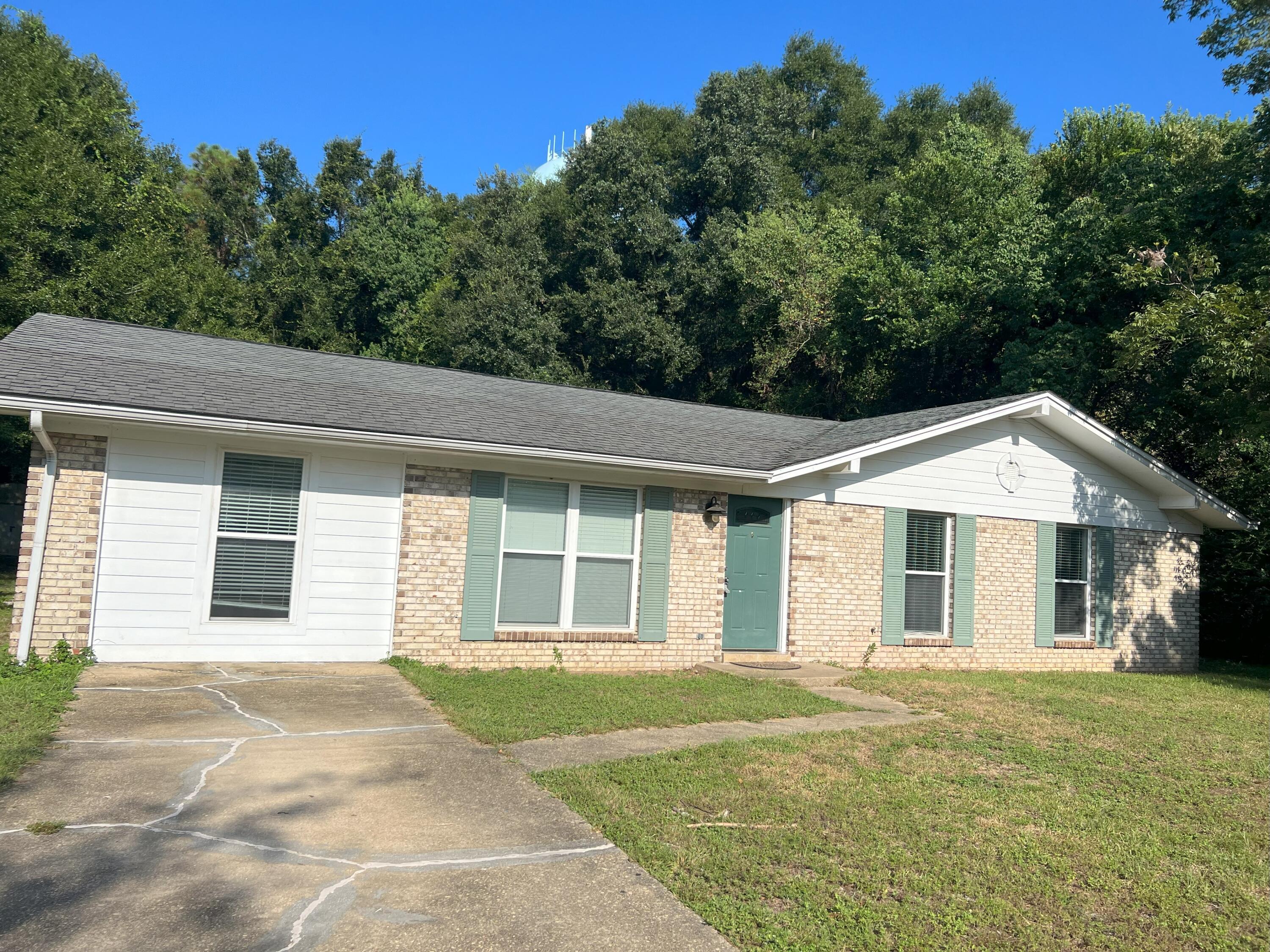 Recently renovated 4 bedroom/ 2 bath Crestview home. Open, spacious floorplan with a large back yard. Tile, recessed lighting, and ceiling fans throughout. Garage was converted to master bedroom with ensuite bathroom. One year lease, application fee and security deposit required. No smoking. Pets will be considered.