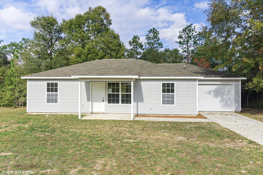 Welcome home to this Fannie Mae Homepath REO home! Built in 2004, this split bedroom designed 3 bedroom 2 bath home is move in and financing ready! This 1018sf home has vinyl siding, 1 car garage and chainlink fenced back yard. Home has newly installed HVAC, new flooring including carpet in bedrooms; new fixtures, paint and appliances. Conveniently located close to schools and shopping, this home is ready for new owners! Call today to set up your showing today!