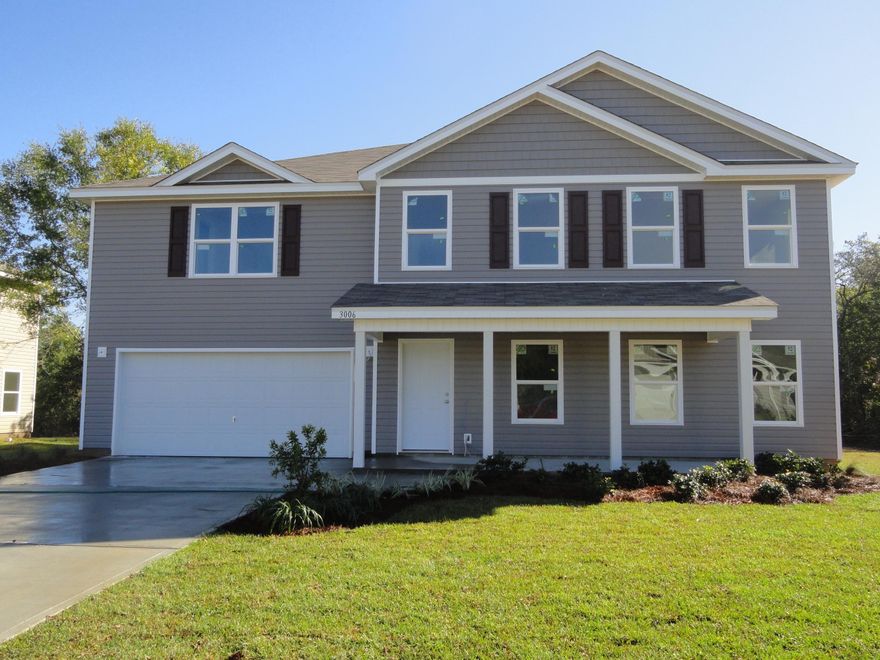 The Kendal is a 5/6 bedroom 3.5 bath 2 story home located SOUTH of I-10 on the east side of Hwy 85. Large kitchen with island, pantry, smooth top range, microwave and dishwasher. County taxes and public sewer. Listing Broker/Salesperson has ownership interest in the property. Photos may be of similar, but not necessarily the same home.