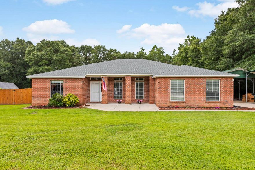 Move-in ready and packed with upgrades, this 3-bedroom, 2-bath home offers comfort, space, and incredible outdoor amenities. Major improvements include a2024 roof, HVAC system, and water heater, providing peace of mind for the next owner.Inside, the layout features a split floor plan with a spacious great room highlighted by vaulted ceilings, surround sound wiring, and a cozy corner wood-burning fireplace. The kitchen offers plenty of workspace with a center island, along with a breakfast nook, and there is also a formal dining room that could easily serve as a home office. The generous primary suite includes a custom walk-in closet and a private bath with double vanities and a large walk-in shower. Step outside to enjoy a fully fenced one-acre property combining chain-link and wood privacy fencing. The backyard is designed for entertaining and hobbies, featuring a heated zero-entry gunite pool with a hot tub, its own dedicated power supply, a man cave/entertainment area, a Tuff Shed, and a foam-insulated workshop with a covered section currently used as a paint booth. There is also covered RV parking, making this property ideal for those needing extra space for equipment or recreational vehicles.

This unique property blends indoor comfort with outstanding outdoor living on a full acre.

More photos of this beautiful property will be added soon.