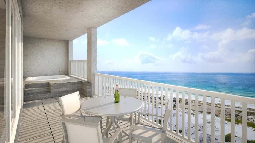 Introducing St. Kitts, the sixth and final condominium tower at Silver Shells Beach Resort. Offering a pre-construction discount for a limited time. Reserve and lock-in your sale price NOW. This cashflow positive investment opportunity won't last long! The Newcastle was proficiently designed to flaunt the extraordinary Gulf of Mexico and Henderson Beach State Park. St. Kitts provides a coastal lifestyle with luxury amenities, modern conveniences, and enhanced interior finishes. Square footage has upgraded by nearly 30% from previous floor plans. Newcastle Features

Lower Level
* 4 bedrooms, 4.5 bathrooms total
* 4,540 square feet total
* 373 square foot Gulf front covered southeast facing Sunrise Terrace with optional outdoor summer kitchen and gas grill
* 147 square foot covered northwest facing Sunset Terrace
* Private elevator with direct access to unit and private elevator foyer
* Open living, dining and kitchen with Gulf views and wet bar
* Kitchen features large island with breakfast bar, separate pantry, stainless steel appliances, premium grade counters and cabinets, and a window overlooking resort
* Full-size laundry room with storage and sink
* Gulf front guest suite has direct terrace access and features a walk-in closet, en-suite bathroom with tile shower and premium counters
* Two guest bedrooms have direct terrace access, walk-in closets and en-suite bathrooms
* Private 2-car garage

Upper Level
* 1,700 square foot Gulf front master suite on second level
* Private Gulf front covered southeast facing Sunrise Terrace with optional hot tub
* Wet bar
* Master his and hers wardrobe/dressing room
* Sitting room/den
* Large en-suite bathroom overlooking Gulf, separate tile shower, soaking tub, double vanities, granite counters, double water closets
* Optional residential elevator inside unit