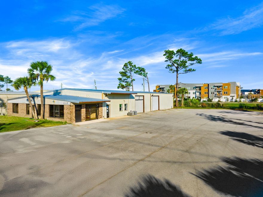 This industrial warehouse presents a rare opportunity to secure a highly visible flex space at the front entrance of Sweet Bay, directly off Highway 390. Offering 5,400 square feet of warehouse space paired with 800 square feet of office space. The site benefits from approximately 22,500 vehicles passing daily, ensuring strong exposure and accessibility, while the subtle presence of a national communications company adds professional credibility to the setting.Recent 2025 renovations elevate the property's appeal, including a brand-new roof, full spray foam insulation, and fresh interior paint throughout. A modern security system enhances safety. Fenced yard and ample parking. This property stands as a compelling net investment in one of the area's most dynamic commercial corridors.