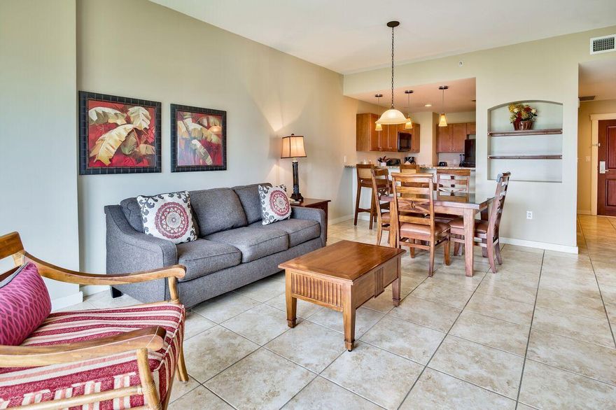 Not an auction- just a great price on a well maintained one bedroom with gulf views from the balcony and the master bedroom window. Easy maintenance with tile throughout. Conveniently located near an elevator, yet quiet and secluded from noise & other units. Origin is located within walking distance to PIER PARK for unique shopping, dining & entertainment. Covered parking and interior hallways will comfort you year-round. Amenities include heated pool, whirlpool, gym, theater, grills/picnic area and observation deck for those gorgeous Emerald Coast sunset views.