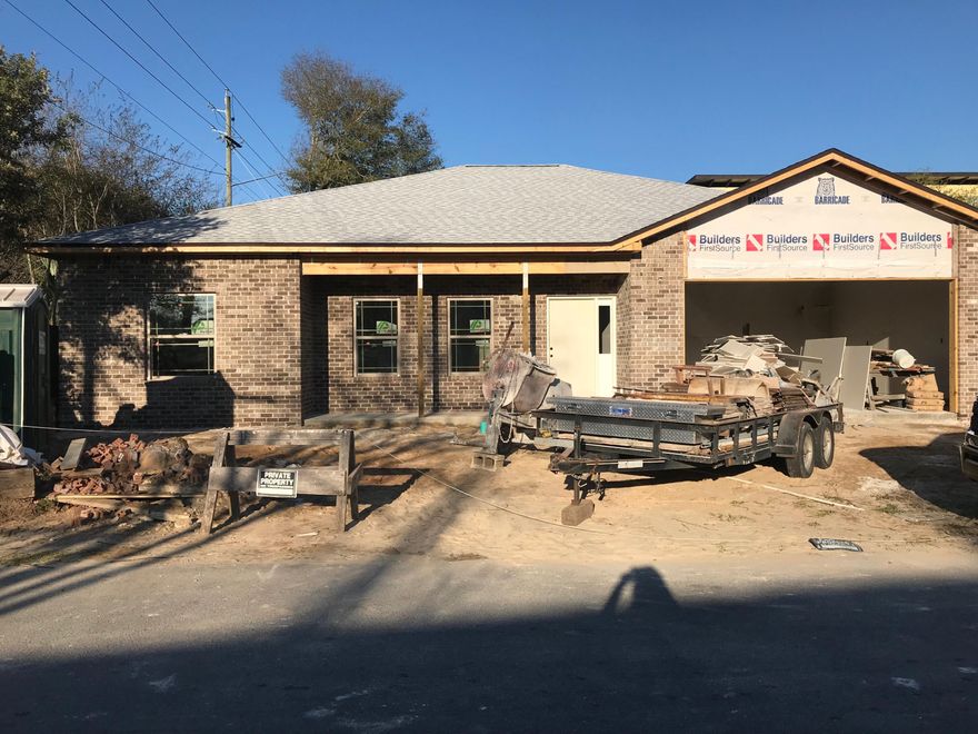 ***Due to be ready around the end of April!***Builder/Owner has built and sold other new residences on Dawes Road. Location is convenient to both bases, as well as middle and high school within walking distance! Masterbed and bath are included with a walk in closet! Master bedroom includes customized shower. Kitchen will include all appliances as well as granite countertops that will match throughout the bathrooms. Extra room included intended for office space or dining area. Total sqft is 2496 with 2 car garage. Come see today!!