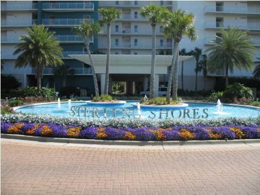 This unit has a perfect spot in the building for a gorgeous view of the gulf. Unit has new solid kitchen counter tops, new dishwasher and freshly painted unit. New personal touches throughout. The living and master bedroom share a large balcony with a perfect unobstructed view.This project has a 4300 sq. ft. lagoon-style pool. Private gulf-front beach club and oasis pool (heated seasonally). 24 hour fitness center, 42-seat surround-sound theater. Seasonal beach-side rental serve and Beach grill open March 1 - October 31. A beautifully decorated front desk area to greet owners and guests. Free wireless high-speed internet in all units. Located within a short distance to amusement parks, fine dining, great outlet shopping and wonderful night entertainment.