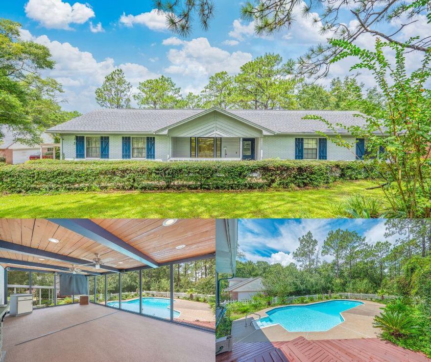 Home appraised at $320,000. Welcome to 5770 Wildwood Drive -- where comfort, convenience, and outdoor living come together. This inviting 3-bedroom, 2 1/2-bath home sits on a generous 1.24-acre lot with both front and rear road access, giving you the flexibility to add a workshop, store your RV or boat, or create the space you've always dreamed of. Inside, you'll appreciate the fresh feel of brand-new carpet in the bedrooms and the peace of mind that comes with recent updates, including a roof in 2020, HVAC in 2024, and water heater in 2025. Step outside and discover your own backyard oasis --  a screened-in porch for sipping morning coffee without the bugs, an elevated deck perfect for grilling and gatherings, and a massive inground pool to keep you cool alsummer long.Located in the heart of Crestview, you're just minutes from local military bases, beautiful Gulf beaches, shopping, and dining. This is more than a home  it's a place to relax, entertain, and enjoy the Florida lifestyle.