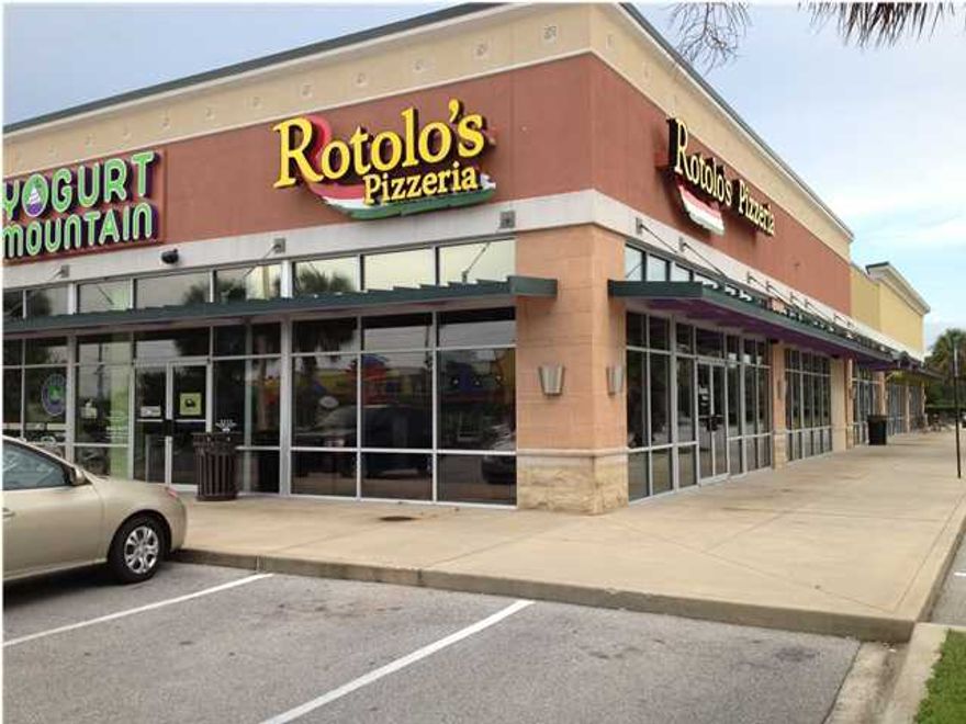 This 4593 SF restaurant space is available immediately for sublease. The space has been designed and used for Rotolo's Pizzeria since March, 2012. The space has existing restrooms, built out bar area, and kitchen. The restaurant space is located directly on Highway 98 with tremendous synergy surrounding the site. Adjacent tenants include: Yogurt Mountain, Moe's SW grill & Fuji Sushi Buffet. Property sites in front of the Winn Dixie Shopping center and is near Target. The initial term of the original lease with Rotolo's doesn't expire until February 28, 2017.