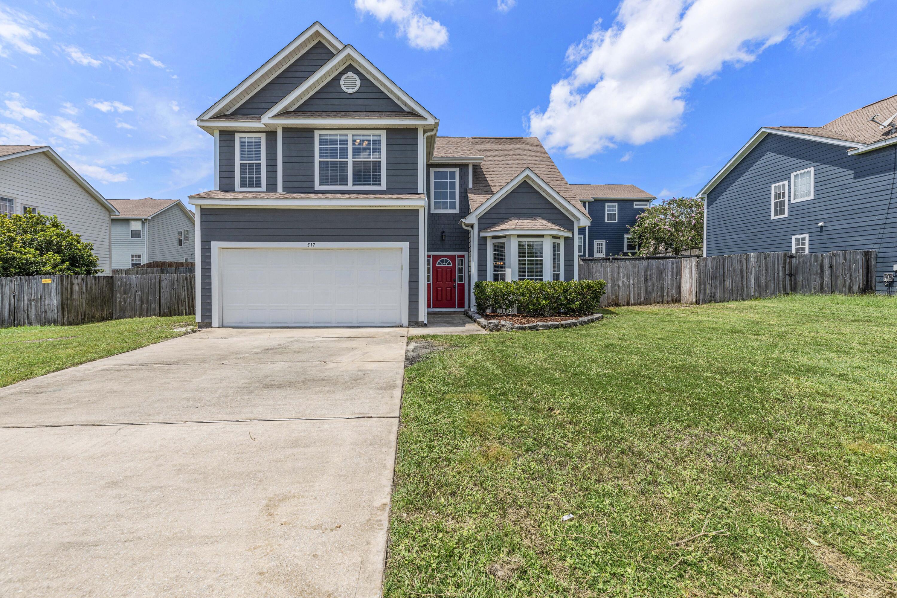 Welcome to 517 Boulder St in Crestview, FL! This spacious 4 bedroom, 2.5 bathroom home boasts high ceilings, a formal dining room, and a large family room perfect for entertaining. The stainless steel appliances and maple kitchen cabinets add a touch of elegance to the space with plenty of counter space for all your cooking needs. The master bathroom features a garden tub and separate shower for ultimate relaxation and the walk-in closet in the master bedroom offers ample storage. With over 2100 sqft, there is plenty of room to spread out. The fenced-in backyard provides privacy and security. Don't miss out on this 2-story gem! Pets allowed upon approval with a non-refundable pet fee. 600 minimum FICO credit score required in addition to meeting rental criteria.

All applicants are required to complete an application on PetScreening.com regardless of if they own a pet or not. Applicants with an ESA are also required to complete the application.

We also offer a security deposit waiver option for tenants such that they do not have to pay a security deposit upfront. Terms and conditions apply. Review addenda for details.

This property is a part of a Homeowners Association and tenants will be required to adhere to certain rules and restrictions. If you have any questions, you may request to view the HOA Covenants prior to application.