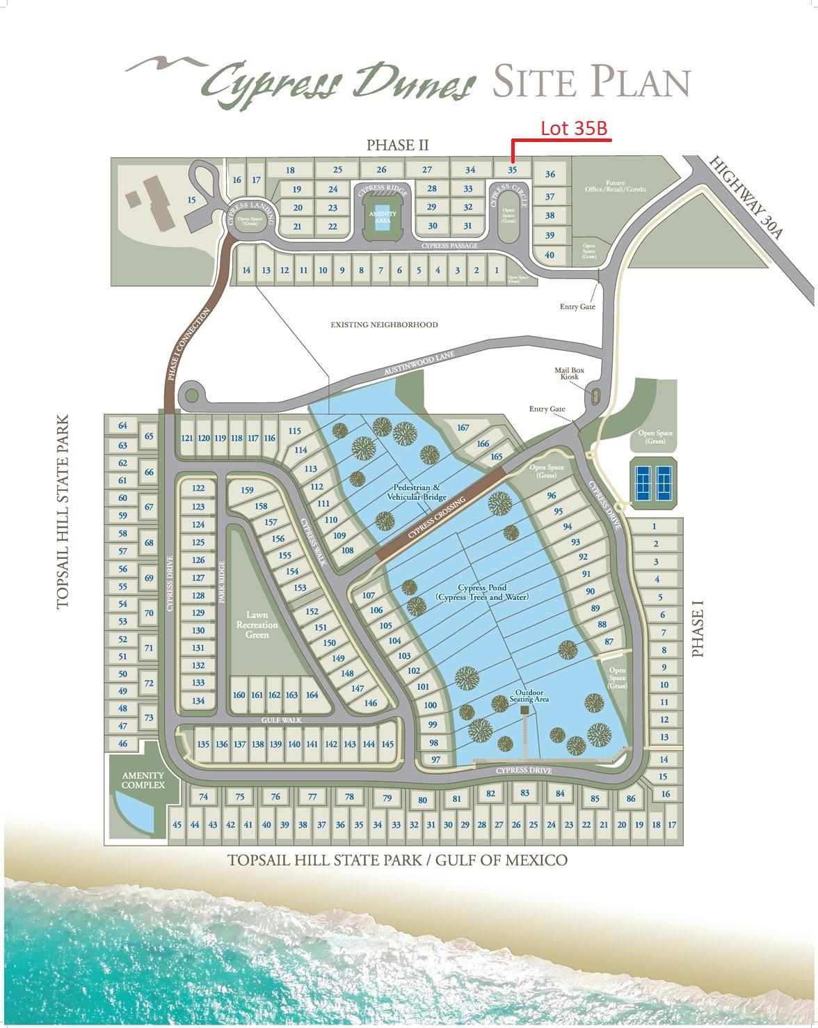 CYPRESS DUNES - Land