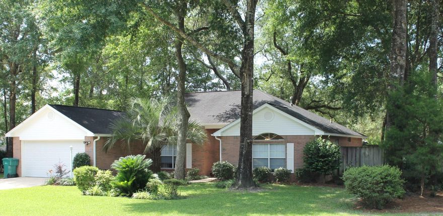 Immaculate and move in ready, this All Brick, 4 bedroom, 2 bath home located on the South side of Hwy 10. This home features new tile, new interior paint, upgraded appliances, new fixtures, yard building and a screened in porch. The large back yard is accented with mature trees, perfect for that hammock. Sellers are also offering a 1 Year Home Warranty. The pictures of this do not do it justice. This home is close to Duke Field, Shopping, Golf and Restaurants. Seeing is believing as to the quality of this fine home. All dimensions are approximate and need to be verified by buyer.