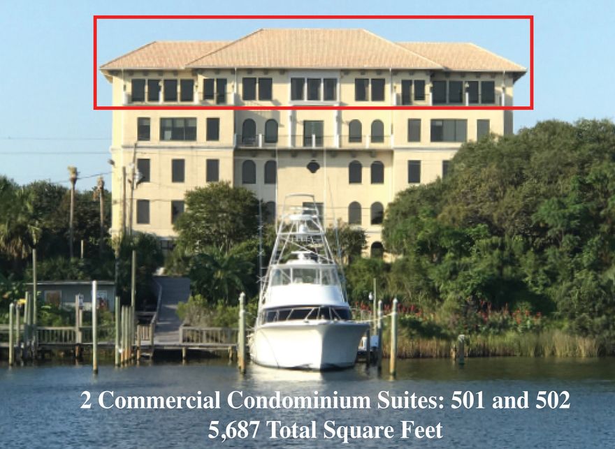 The view and office space every executive dreams of for their corporate image. Picture your office overlooking Destin's tranquil harbor in this Penthouse office space with views of the Destin East Pass, Destin harbor and the Gulf of Mexico in the Pier 98 Office Complex. This enviable office space consists of 2 condominium units with glass office enclosures, large conference rooms, upscale reception areas, private restrooms and a kitchen. The penthouse office spaces include 2 outdoor balconies overlooking Destin's harbor and furniture, and office accouterments will be included in the sale, as noted. Property features a covered parking garage and convenient Northwest Florida location in the heart of the Emerald Coast.