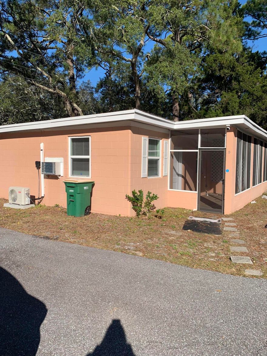 COZY COTTAGE LOCATED 2 BLOCKS EAST OF MARY ESTHER BLVD. CONVENIENT TO EVERYTHING. RENT INCLUDES WATER, SEWER AND TRASH A $40 VALUE. SCREENED PORCH. SORRY - NO PETS ALLOWED! NO WATER ACCESS!!! ONLY ROOM FOR ONE VEHICLE. OWNER IS LICENSED REAL ESTATE BROKER. SECURITY DEPOSIT INCLUDES NON REFUNDABLE FLOOR CLEANING FEE. CREDIT CHECK FEE IS $50 PER PERSON