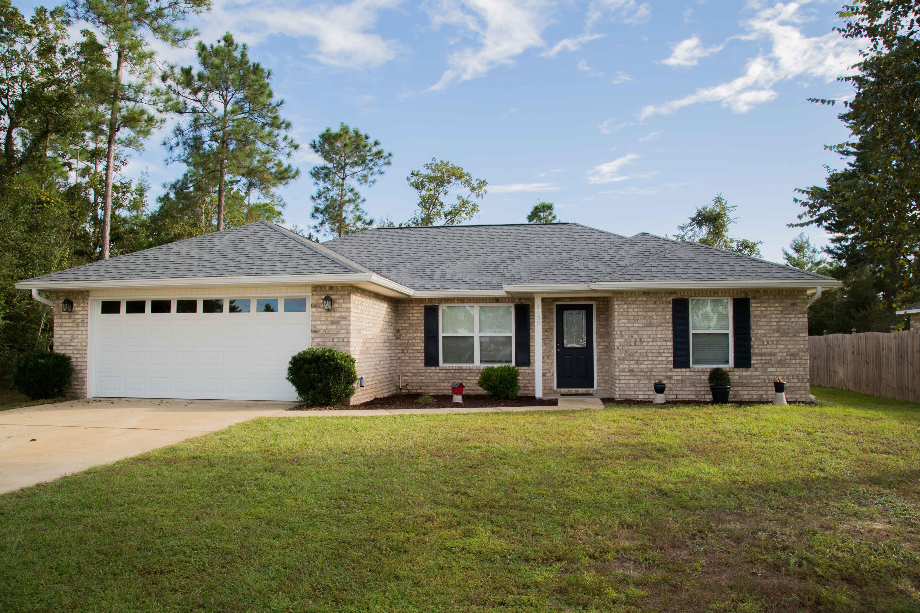 This beautiful home is a must see. This 3 bedroom 2 bathroom home comes with a New ROOF, New French Doors, New gutters and so much more. Along with the sale of this home you will get the additional lot next to it ( an additional .22 ) !! The lot next door is wooded for extra privacy and offers shade.The inside and outside HVAC system was replaced 5 years ago. The dryer vent has been professionally cleaned and the septic tank has been recently pumped. Foundation has been reinforced and has a lifetime warranty. The walls have been freshly painted, and the faucets and lights have been replaced ! You do not want to miss out on this home!!