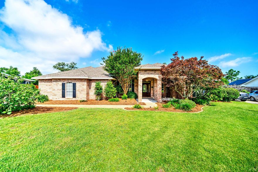 Welcome to 2363 Foxworth Drive, a stunning WATERFRONT property located on the Robinson Bayou side of the distinctive Kings Point Subdivision. This house offers an array of desirable features that will captivate. As you approach the property, you are greeted by a charming front porch, perfect for relaxing and enjoying the beautiful surroundings. The house sits on over half an acre of land, providing ample space and privacy. Stepping inside, you'll immediately notice the gleaming hardwood floors that flow throughout the house. The interior has been recently painted, giving it a fresh and inviting feel. The heart of the home is the open concept family room, kitchen, and dining area. With 12-foot ceilings, this space feels grand and spacious, ideal for entertaining or quality time with loved ones. The kitchen boasts modern appliances, plenty of counter space, and an abundance of storage, perfect for all the chefs. The enormous primary suite is a true retreat. It features his and her closets, providing ample space for all your belongings. The en-suite bathroom offers a separate tub and a walk-in shower, as well as a double vanity, adding a touch of luxury to your daily routine. Additionally, there is a pool bath conveniently located for easy access from the outdoor area. Speaking of the outdoors, this property truly embraces the waterfront lifestyle. The screened-in pool and back patio area provide the perfect setting for relaxation and outdoor gatherings. You can also take advantage of the fenced-in backyard, offering a safe space for children and pets to play. For boat enthusiasts, the property includes a boat house with a 10,000 lb lift, allowing you to effortlessly access the water from your backyard. Imagine taking your boat to dinner, exploring nearby Shell Iland, fishing, or even commuting to work by boat. In addition to the boat house, there is a workshop with a garage and a covered patio, providing a versatile space for hobbies, storage, or even a home office or home school. The property also features an oversized two-car garage, ensuring plenty of room for parking and additional storage. Located in the center of Panama City, Kings Point offers easy access to shops, restaurants, grocery stores, and all the conveniences you desire. This property is situated on one of the best streets, characterized by beautifully landscaped yards and a tranquil atmosphere. In summary, 2363 Foxworth Drive is a remarkable waterfront home that has it all. From its prime location and abundance of amenities to its spacious layout and captivating views, this property is truly a dream come true. Don't miss the opportunity to make it your own. Come visit today!