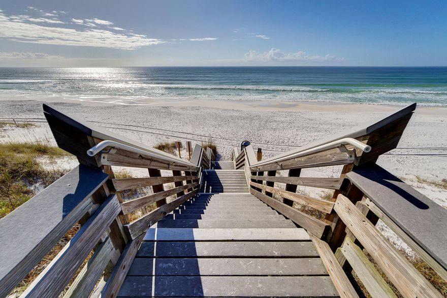 Seagrove location just 3 blocks to the beach access located at South San Juan! This partially wooded lot in Gulf Shore Manor is one off the corner; high & dry. Build here where you have no HOA dues or architectural review. Homesite is sizable enough to accommodate a main house, guest house/garage and pool! Standard county setbacks and height restrictions apply. Seaside shopping, restaurants, entertainment and more are within a mile down the 30A bike bath. Sidewalks along San Juan take you to the closest public beach access located at South San Juan Ave. Additional deeded beach access for Gulf Shore Manor at S. Montigo, along with nearby public access located at Bramble Grove offering ample parking, lifeguards, showers, restrooms, and ramp access. ***Buyer is responsible for