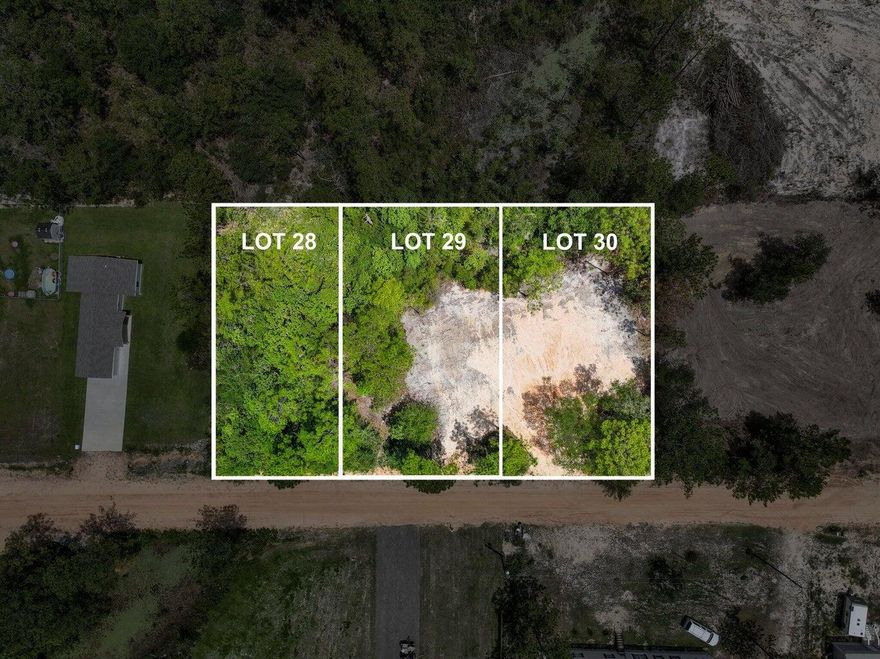 Three adjoining lots (Lots 28, 29, 30) available together, totaling 0.69acres in a peaceful wooded setting as one of the last large available lots to build your dream home, or investment property.lots 29 buildable with a completed percolation test and fill dirt added - may need more added - buyer to verify. partially cleared with space for driveway. lot 28- wooded with serene stream, partially buildable with additional fill dirt to elevate propertyconvenient access to highway and restaurants