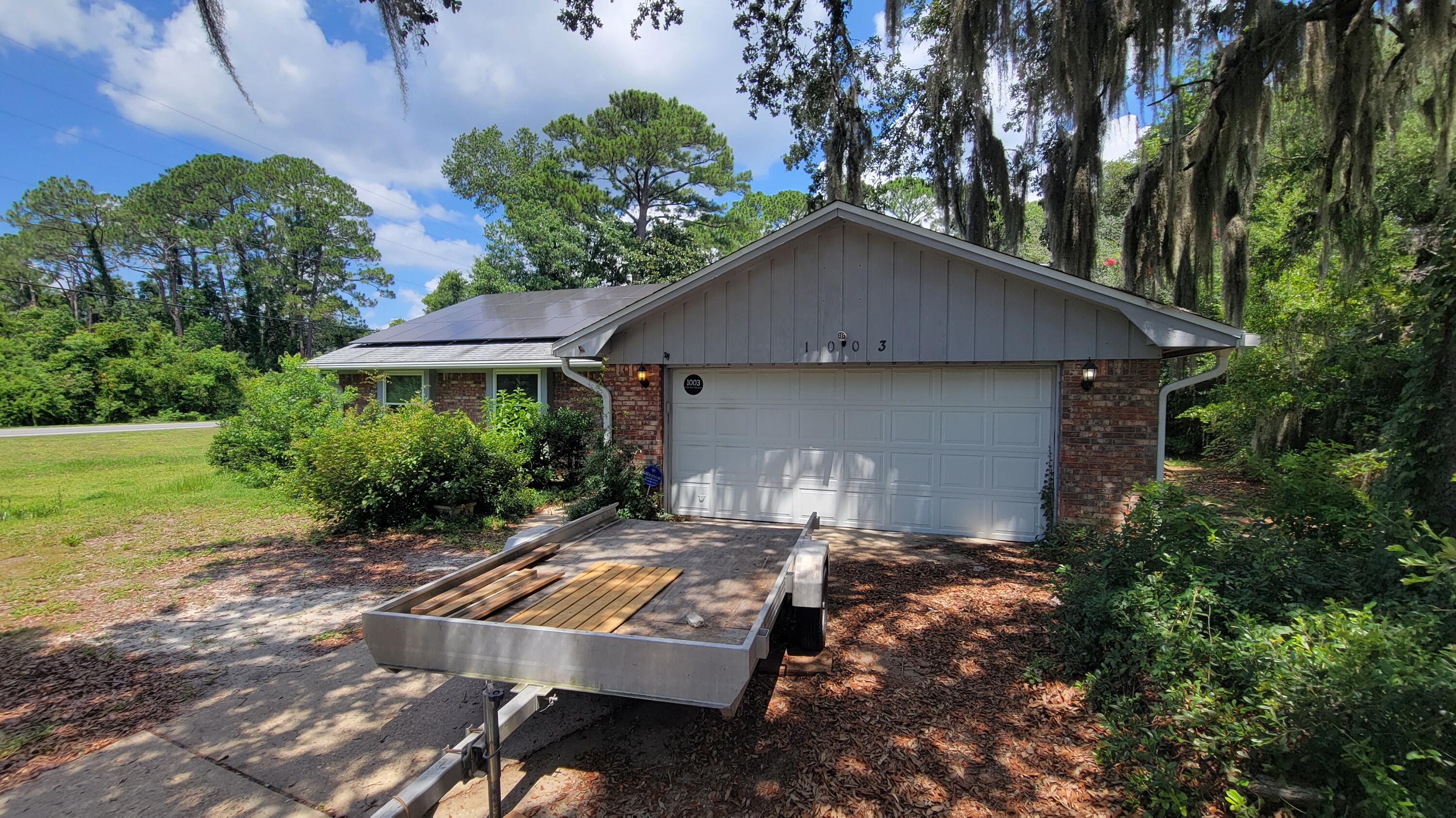Welcome to this charming three bedroom, two bathroom brick home nestled on a spacious corner lot in the heart of Niceville. From the moment you arrive, you'll appreciate the curb appeal and classic style of this well maintained property. Inside, you'll find a comfortable layout that offers both functionality and warmth, ideal for everyday living and entertaining.The home features an updated kitchen, generous living areas, and ample natural light throughout. The bedrooms are well sized, with the primary suite offering a private retreat and an en suite bath. Step outside to enjoy the expansive yard, perfect for relaxing or hosting family and friends!