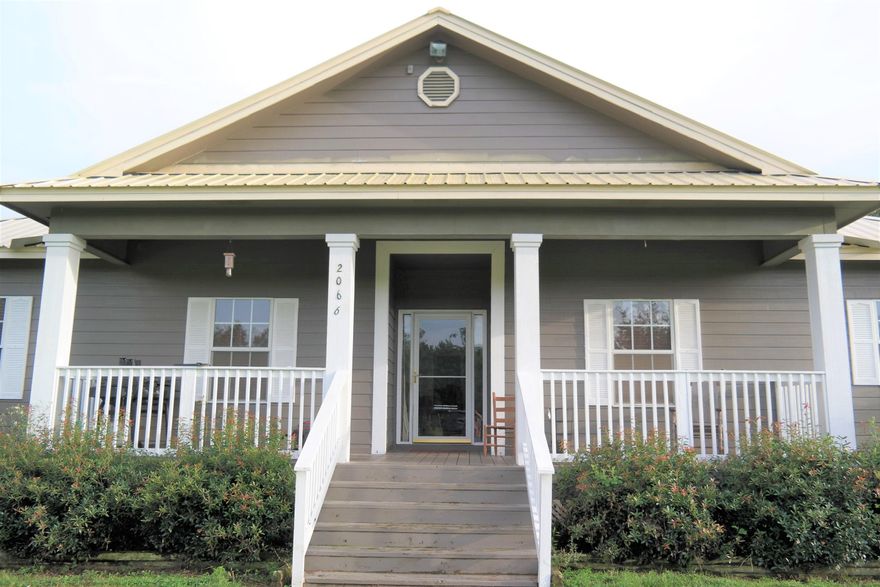 Nice craftsman style home on 10 acres in Mossy Head area of Defuniak Springs. The home is 4 BR, 2 bath, PLUS office with open floor plan and split bedroom for private master suite. Exterior is partially fenced, with 2 RV hook-ups, 24x36 pole barn, 12x24 utility building with power, covered boat/equipment parking, garden area and dog pen. This property is surrounded by large acreage, with deer coming and going though this property regularly. Conveniently located in Mossy head, this home is within 15 minutes to Defuniak Springs and Crestview, less than 10 minutes to I-10 and Hwy 285 for quick commute to Niceville, Eglin AFB and Fort Walton Beach. Schedule your showing today!