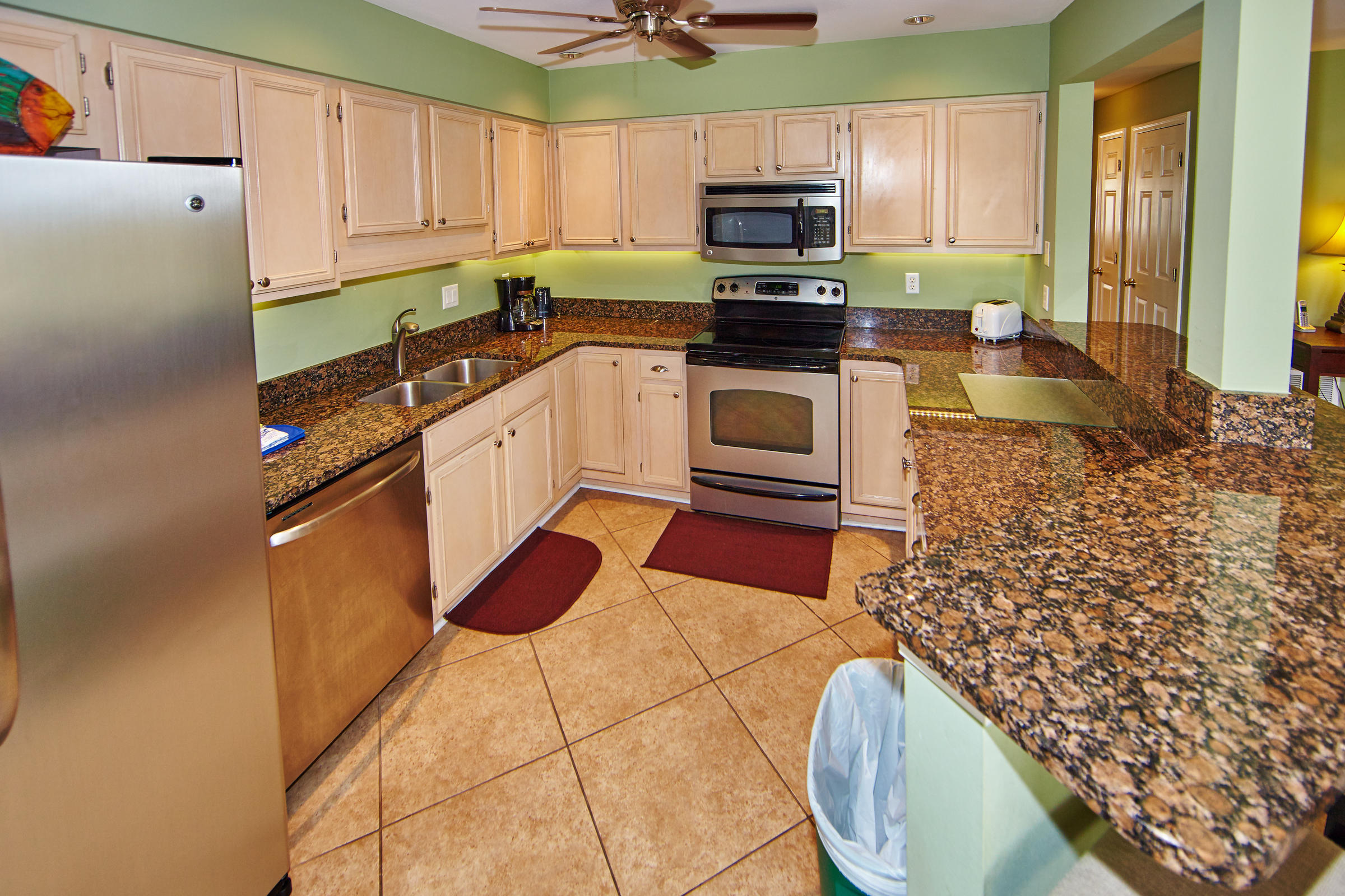 Recently renovated 2nd floor, 2bd 2bth unit with Gulf view @ Destin Sands. This development is on the VA loan program approved list. Great rental income!($22,000+/- with owner use) Kitchen has granite counter tops, stainless sink & new stainless appliances. Laundry Room has new cabinets. Master bedroom is large with his and her closets. Hardiplank siding and metal roof. Destin Sands is a small complex with boat slips to accommodate up to a 30' boat. Beach access very close, 3 min walk to the beach. Sold furnished with a few exceptions