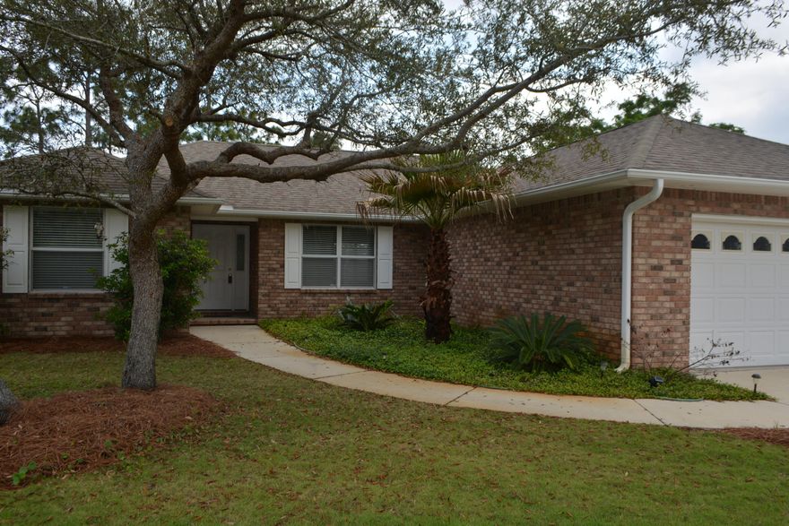 Affordable w/the utmost quality craftsmanship! Beautiful ALL BRICK split floor plan home..MOVE-IN READY..CUSTOM BUILT IN 2006/2007..(3bd,2ba, 2CAR GARAGE, +/1,687 sf) on a HUGE beautiful (lots of maple & oak trees) OVER an 1/2 acre LOT (83 x 297). This home offers beautiful Wood Flooring in the Living Area and ceramic tile in all the wet areas..fantastic great room w/cathedral ceilings, french door leading to covered back patio, 2 lighted ceiling fans, plant ledges..enjoy the bright & open eat-in kitchen w/high ceiling, circular STEP-UP breakfast bar, built-in microwave, beautiful UPGRADED NATURAL MAPLE cabinets w/molding, dishwasher & smooth cook-top stove..spacious master bedroom w/lighted ceiling fan and spacious masterbath w/double maple vanity, oversized shower and fantastic (MORE)