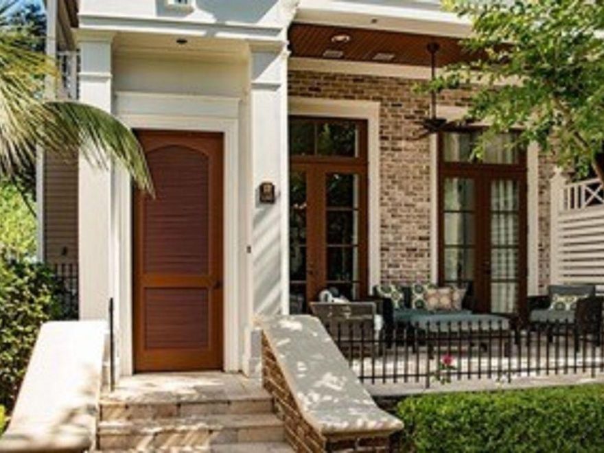 This is one of the best locations. corner unit - fenced in porch, 3 story completely updated. sold furnished, walk to the Village of Baytown Wharf - parking garage very close. This condo has a feel of the french quarters. excellent rental property. stainless steel appliances and granite. extra high ceilings.