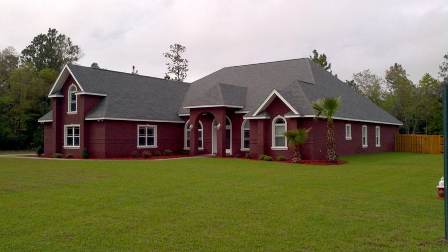LIKE NEW POOL home with 6 bedrooms, 3.5 baths and 3 car garage. This beautiful brick home on almost an acre of land has granite countertops,large open kitchen with double oven and hidden pantry. HUGE backyard with covered patio and perfect for entertaining. Make an appointment today to view this gorgeous property!