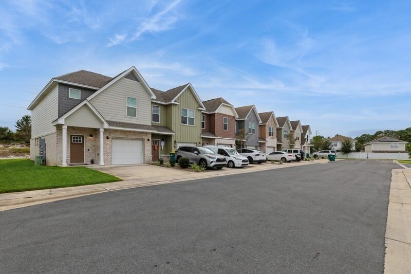 Thank you for your interest in Tuscan Village Townhomes in Destin. This property offers a comfortable living experience with 3 bedrooms and 2.5 baths, complemented by a one-car garage. The interior features include granite countertops and stainless steel appliances, enhancing both functionality and aesthetics. The open floor plan allows for a spacious feel, with suitable storage, and a back patio. The layout places the master suite, guest bedrooms, laundry room, and guest bathroom on the second floor, providing privacy and convenience. Additionally, Tuscan Village is ideally situated near beautiful beaches and the Destin Harbor, making it a short drive away from shopping and entertainment options.