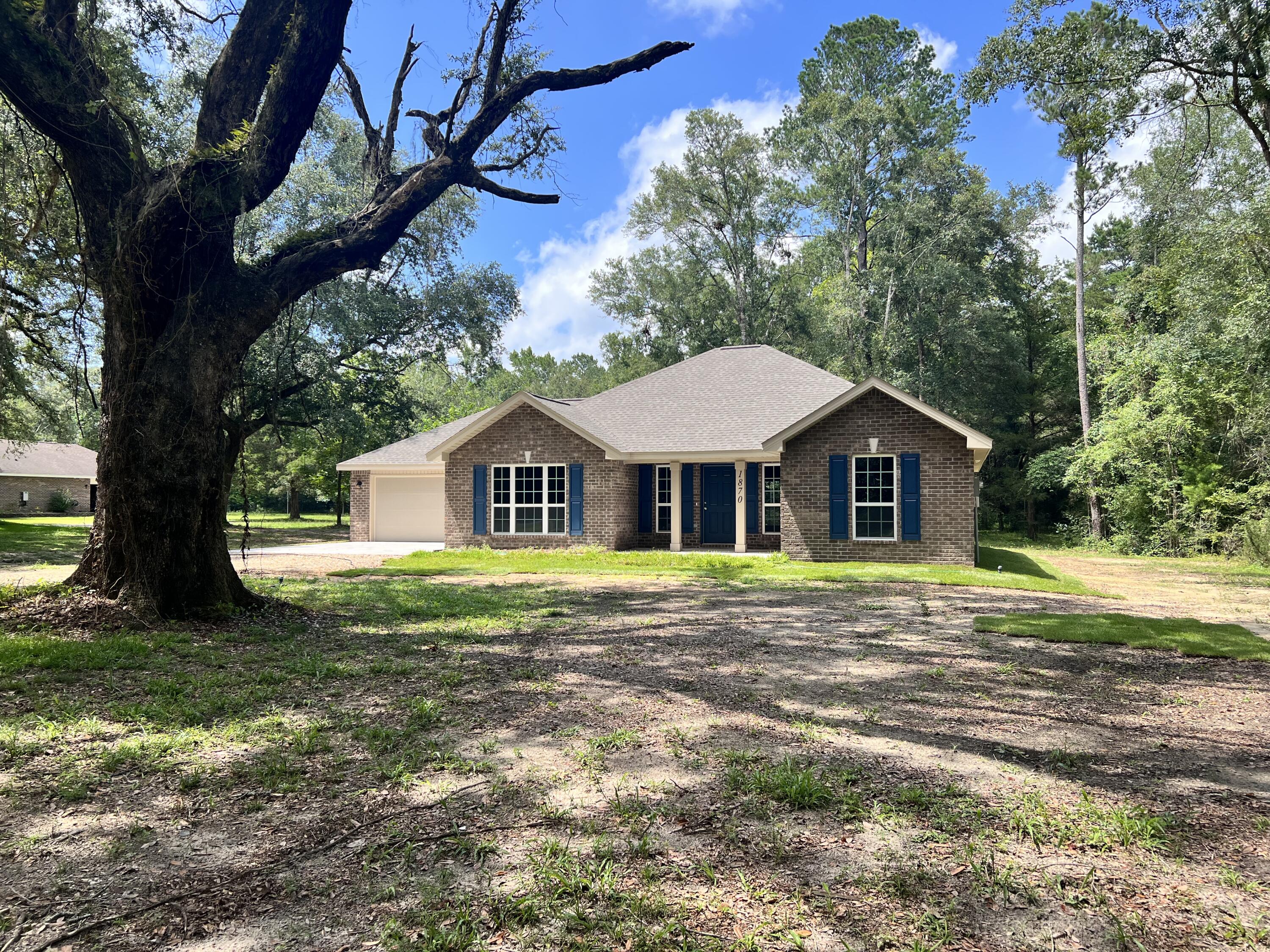 This newer construction home is ready for immediate occupancy. The neutral color throughout will go with any decor. The open concept home features split bedrooms, a very large master bathroom with double vanity and walk in closets, and a large living room. The kitchen includes all appliances and plenty of cabinet space. The large laundry room has a utility sink and room for extra storage. The home is wired for Ethernet and cable.  The covered front and back porches allow for relaxing and enjoying the outdoor space.The owner will allow small pets with breed approval.