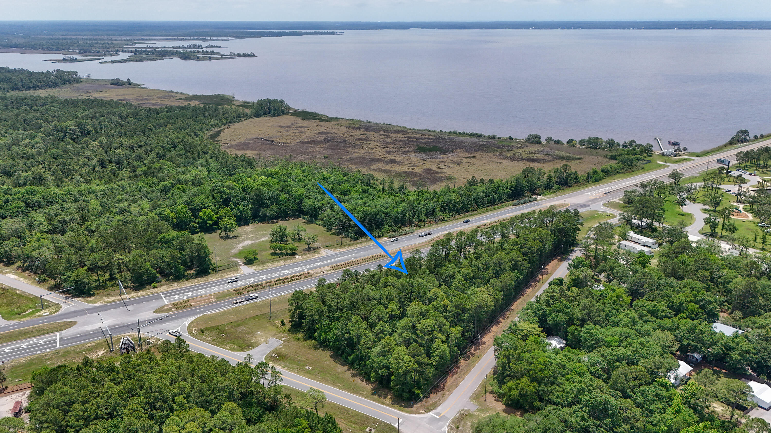 650 feet of Hwy 331 frontage. There is 2.22 acres and the property is zoned ''General Commercial''. The entire property has pavement on all sides. Great exposure as the ''GATEWAY TO SOUTH WALTON''. Location next to the popular Walton County Grady Brown Park which has boat launching area, restrooms, picnic areas, swimming area, and significant parking. The entire property has no wetlands and is located in Flood Zone ''X'' and AE-7.