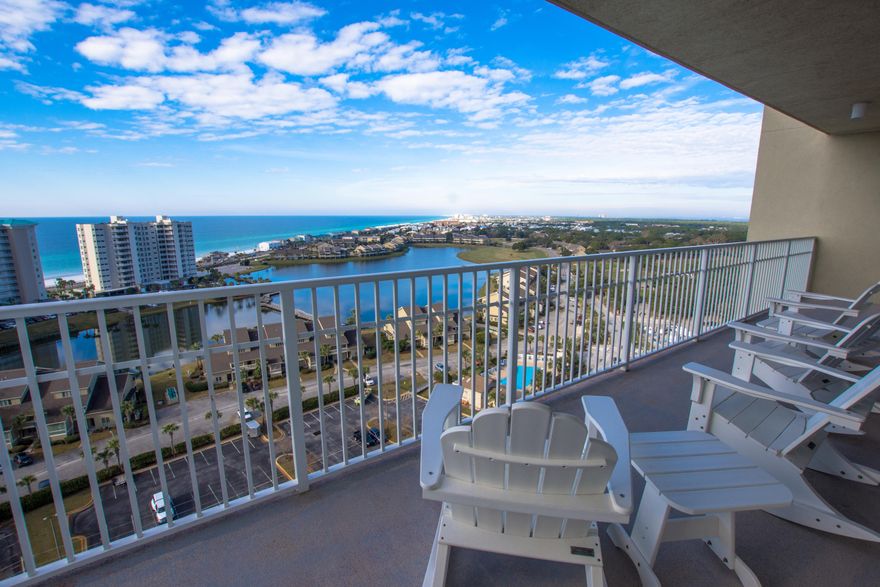 Against a backdrop of the gorgeous Gulf of Mexico views, revel in this spacious 3-bedroom, 3-bath condo, located on the East End of the building this condo eliminates the unwanted corridor noise and provides you with extra windows other units don't have. This is the deal you have been waiting for...situated near the best stretch of Destin's white sand beach, this condo showcases incredible views of the beautiful Gulf of Mexico. This stunning condo comes fully furnished and features a GULF FRONT master suite with a spa-like master bath with gorgeous granite counters, a large living area with magnificent windows, and a large balcony to take advantage of the unbelievable views, plus you'll love the stunning gourmet kitchen with slab granite counters and sleek stainless-steel appliances.