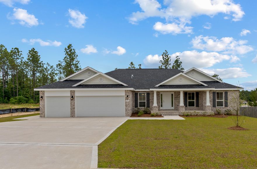 * Complete and Move In Ready * 2x6 Exterior Wall Construction * 3 Car Garage * Covered Porch Entry * Split Bedroom,  4BR/3BA, Family Rm, Living Rm, Dining Rm, Flex Rm & Breakfast Cafe *10 Ft Ceilings in Main Living Areas * Wood Laminate Plank Flooring in Main Living Areas *Granite Countertops in Kitchen & Baths *Kitchen: Granite Island, Stainless Steel Appliances & Walk In Pantry * Soft Close Cabinetry * Main Suite w/ Trey Ceiling & Main Bath with Builders Signature Zero Entry Walk in Tile Shower w/ 2 Shower Heads, Separate Soaking Tub, Double Vanities & Large Walk-in Closets * Tile Flooring in All Baths * Ceiling Fans All Bedrooms, Family Rm & Rear Covered Lanai * Public Sewer not Septic * Irrigation * And More...