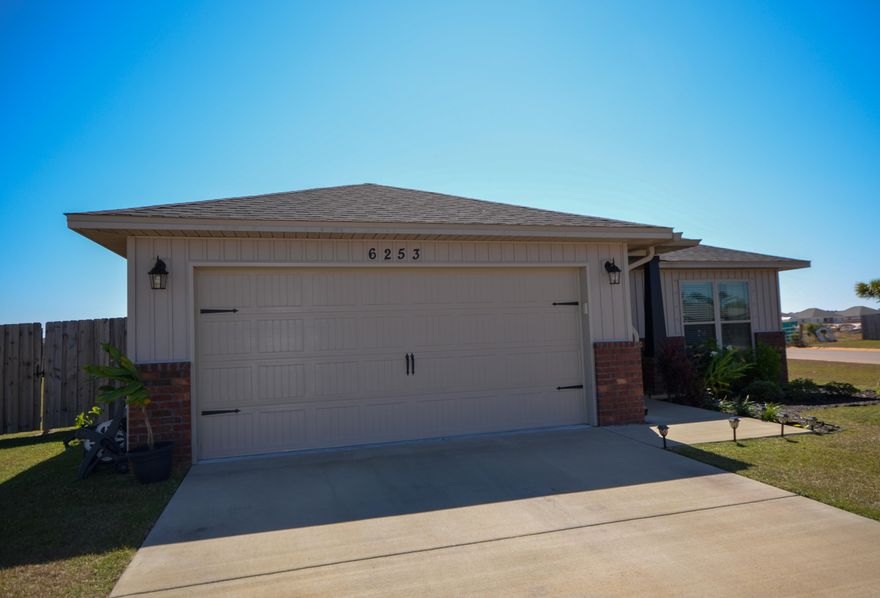 This beautiful home is not even 2 years old! The Sellers are relocating which provides an opportunity for a new family to enjoy this little piece of perfection. The home has a wide open concept, neutral colors, granite counter tops, upgraded flooring, stainless steel appliances, and a split floor plan. The .3 acre lot has a large back yard enclosed entirely by a privacy fence.