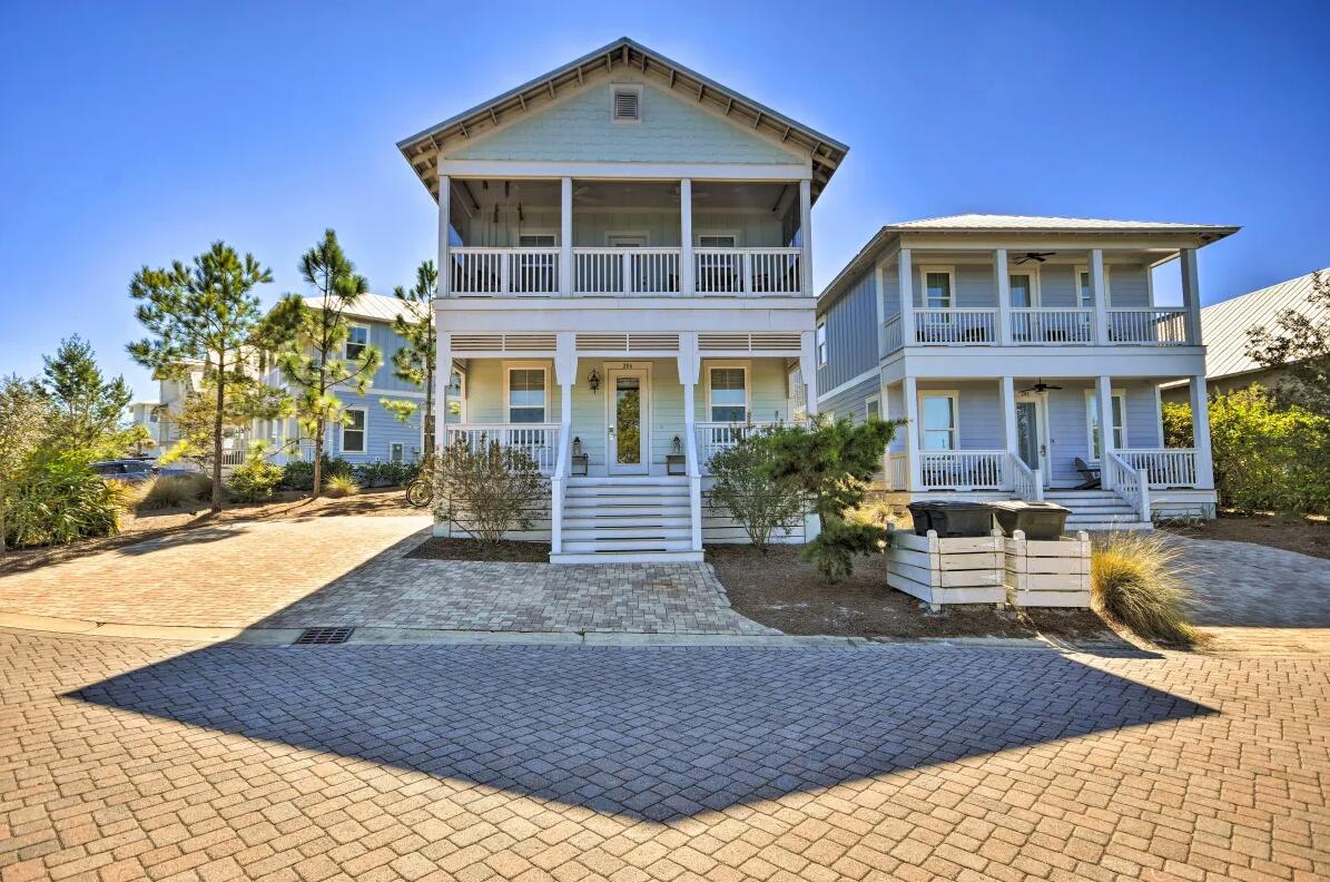 Beautiful Highland Parks 3 bedroom/3 bath home just steps away from the community resort style pool, hot tub, and sunset tower. This beach home sits on one of the largest lots, allowing room for plenty of parking and the possibility of adding a carport/garage. Beautifully decorated with beach styles, offered fully furnished and is completely ''turn-key'' ready for the rental season. Many upgrades include wood flooring throughout, granite counters, Levelor Blinds and accent molding. The screened porch off the master bedroom is an added bonus. There are two additional porches - one in the front and one in the back. Highland Parks is a highly desirable neighborhood on the west end of 30A. This home is perfect for an investment, second home, or full-time residence.