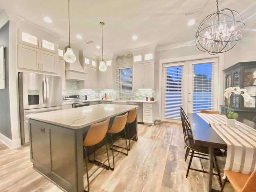 Welcome home to the finest townhouse in Destin Oaks. This Townhome offers a 1 car garage and one of the largest back yards with a grass unlike the other townhomes. This townhome has many upgrades and is a true showstopper. The beautiful home has 2100 sq ft. of living space with 3 bedrooms, 2.5 baths and its sure to live like a dream. This home offers a large kitchen island with a built in microwave, double stacked kitchen cabinets, custom vent hood, custom back splash and top of the line appliances. Beautiful barn style doors throughout the home add a true touch of style. There is community has to offer. Come be apart of this newly developed community and enjoy the neighborhood pool and clubhouse today.